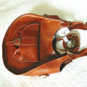 ANONIMO FIORENTINO Italian Leather HandBag Hobo Bag Large